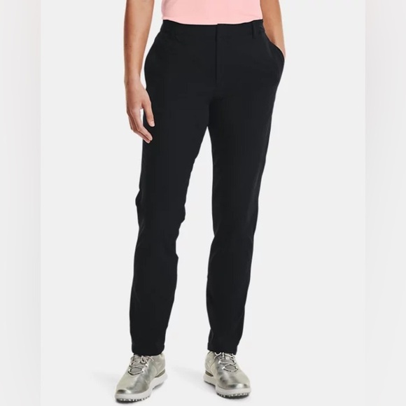 NWT Under Armour Links Golf Pants (Black) - Size 0 - Picture 1 of 5